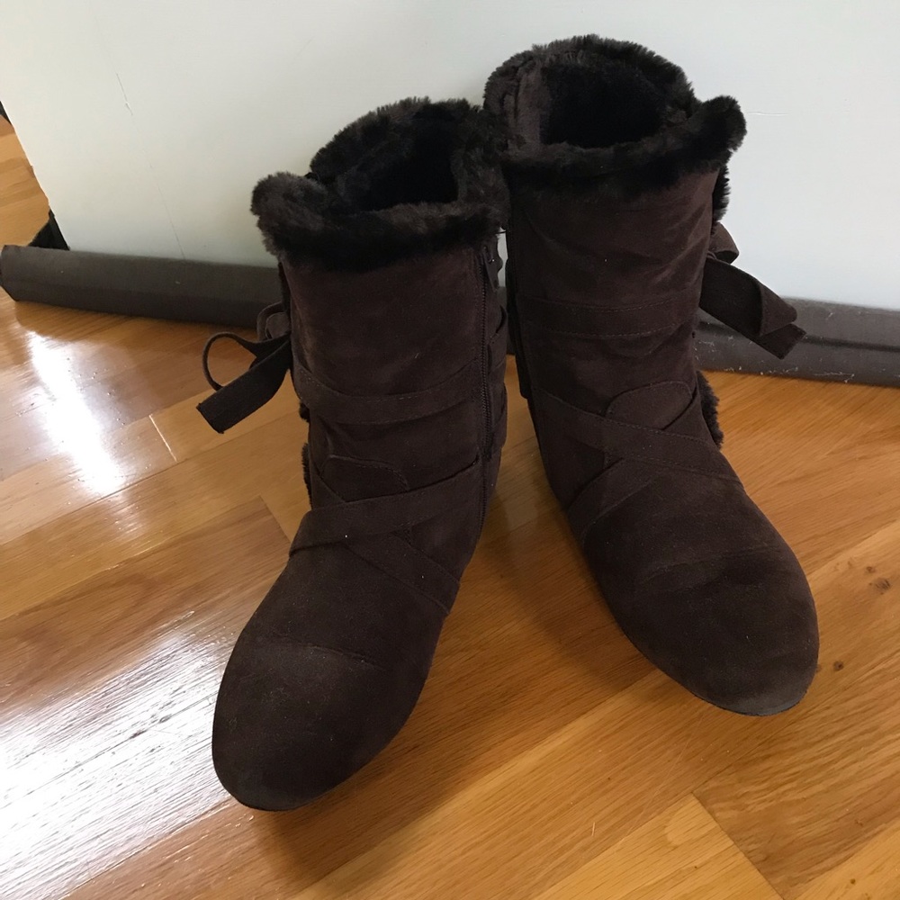 Fusion Suede Short Boots